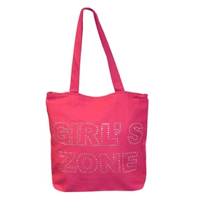 Bolsa de playa bolsa de tela bolsa de compras bolsa shopper Girl ́s Zone (rosa) - Imagen 1 de 2
