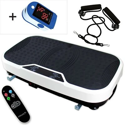 Fitness Vibrationsplatte Vibrationsgerät Body Heimtrainer 300W  + Pulsoximeter - Bild 1 von 4