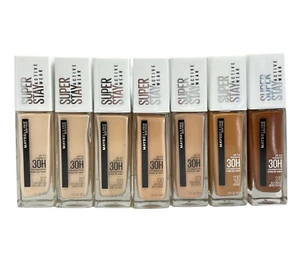 Maybelline Super Stay Up To 30H Foundation (1.0oz./30ml) New; You Pick! - Picture 1 of 24