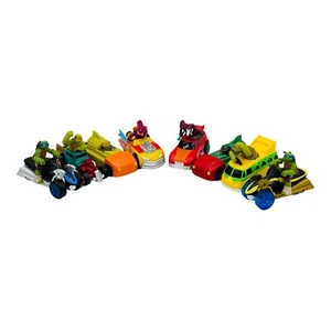 TMNT Teenage Mutant Ninja Turtles Lot of 8 Diecast Viacom 2014 Cars Playmates - Picture 1 of 18