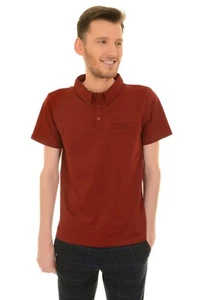 Polo Top Tawney Port Tawney Tawney Port Indie Indie Retro Mod para Hombre Años 60 - Imagen 1 de 5
