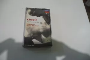 CHOPIN PIANO CONCERTOS 1 & 2. JORGE BOLET . DUTOIT. MONTREAL K7 TAPE CLASSICAL - Imagen 1 de 4