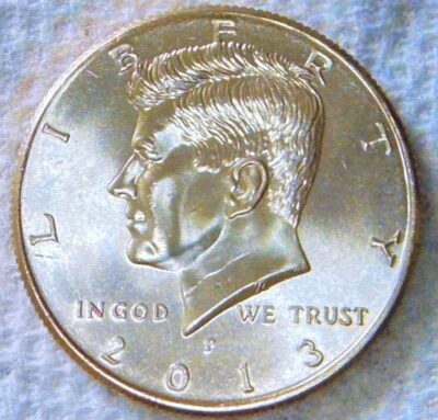 2013 P Kennedy Half Dollar Misaligned Die Error Gem Choice - Image 1 of 3