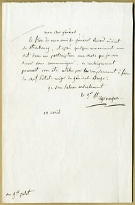 Saint-Cyr Nugues (1774-1842) - Général de la Révolution - Lettre autogr. signée - Foto 1 di 1