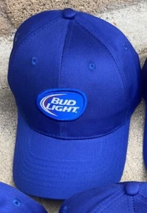 🔥(1) Neu Bud Light Strap Back Bierhut Baseballkappe Marke Budweiser - Bild 1 von 3