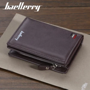 Mens RFID Waterproof Wallet Blocking Leather Credit Card ID Holder Zipper Purse - Picture 1 of 20