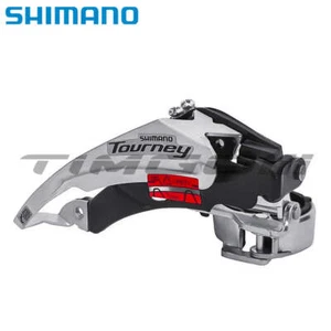Shimano Tourney FD-TY510/TY500 3x6/7 Speed Front Derailleur Top Swing Dual-Pull - Picture 1 of 7