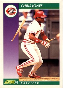 1992 Score Baseball Card #811 Chris Jones