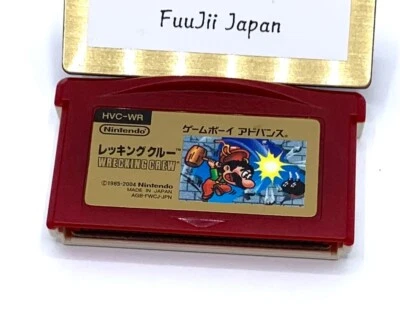 Gameboy Advance WRECKING CREW Famicom mini Nintendo Game Boy GBA Japanese Tested - Image 1 of 4