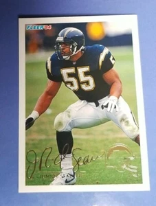 1994 Fleer Signature #409 - Junior Seau San Diego Chargers - Picture 1 of 2