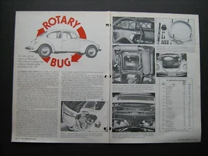 Mazda RX-2 powered Volkswagen Beetle engine swap with listing for other adapters - Picture 1 of 1