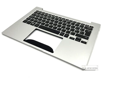 Samsung GalaxyBook NP345XLA Palmrest Top Cover UK Keyboard Silver BA59-04582A - Image 1 of 3