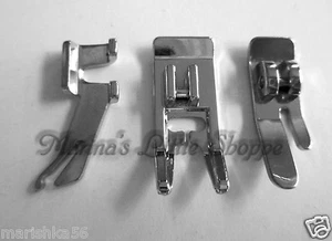 Singer SLANT OLD STYLE Snap-On foot set: Narrow straight stitch, ZigZag & Shank - Picture 1 of 4