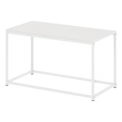 Furinno Camnus Modern Living Coffee Table in Solid White/White - Image 1 of 4