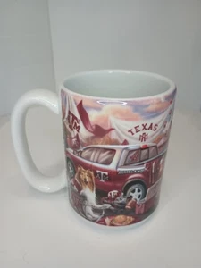 Texas A & M Ceramic Mug 16oz. Aggieland Tailgate By Dona Gelsinger - Picture 1 of 7