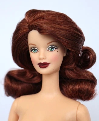 Boneca Barbie Mackie ruiva nua TnT olhos azuis Hollywood estrela de cinema retrô pin up - Imagem 1 de 4