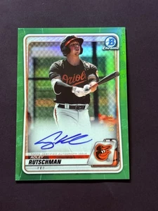 Autografo 2020 Bowman Cromo Verde #CPA-AR Adley Rutschman (RC) /99 - Foto 1 di 2