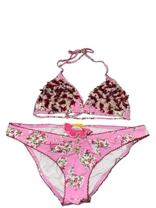 Bikini Agua Bendita Y2K con scrunchie a juego - Imagen 1 de 4