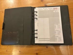 systemplaner A5 6fach lochung einlage 2026 jan/feb einige termine markieungen - Bild 1 von 2