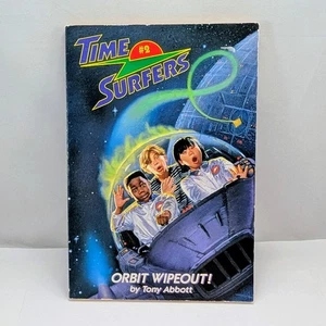 THE TIME SURFERS #2: ORBIT WIPEOUT - Tony Abbott 1996 Vintage 1st Edition PB - Picture 1 of 6