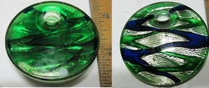 PENDANT # 795 MULTI COLOR DISK - Picture 1 of 1