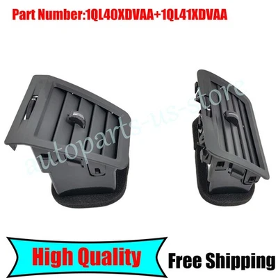 LH+RH Dashboard Air A/C Vent For 2008-2014 Dodge Challenger Foto 1 de 4