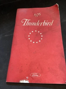 1976 THUNDERBIRD  NOVEMBER 1975 SECOND PRINTING 1976 OWNER'S MANUAL - Bild 1 von 3