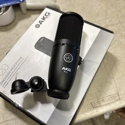 AKG P120 Condenser Microphone Project Studio Line - Black (P120) w/ box - Image 1 of 4