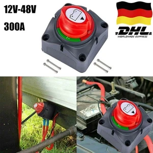 Batterietrennschalter Hauptschalter Stromschalter 300A 12V 24V 48V Boot Auto KFZ - Bild 1 von 12
