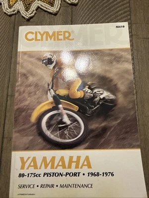 Manual de servicio de puerto de pistón Clymer Yamaha 80 a 175 cc - 1968-1976 Foto 1 de 4