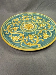 VINTAGE CORRAO HALIAN 12 INCH MAJOLICA PLATTER ITALY - Picture 1 of 4