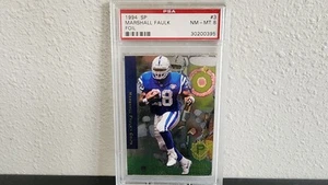 1994 SP - Marshall Faulk #3 Foil (RC) PSA 8 - Picture 1 of 2