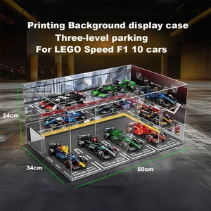 New Acrylic display case for LEGO Speed Champions Ultimate Formula 1 F1 10 cars - Picture 1 of 11