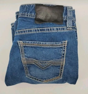 Pantalones de mezclilla para hombre Rock and Roll de pierna recta 33X34 - Imagen 1 de 11