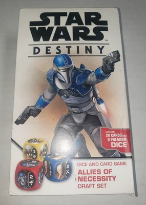 Star Wars Destiny Allies of Necessity Draft Set SWD17 FFG Nueva Caja Dañada Foto 1 de 2