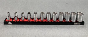 MAC Tools SM126RBRT: 12 piezas 1/4" unidad estándar SAE R.B.R.T. Juego de enchufes - Imagen 1 de 9