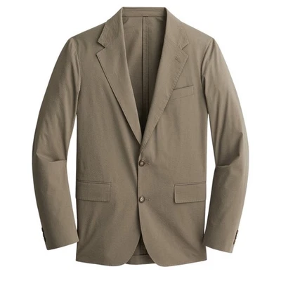 J.Crew Men's 42S Kenmare Relaxed Fit Suit Jacket Seersucker Academia Office - Image 1 of 4
