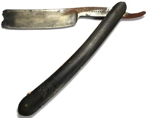 Superior 6/8 Wedge Straight Razor w/ Barber Notch - Vintage - Picture 1 of 8