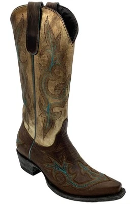 Botas vaqueras Diego Old Gringo para mujer de latón/dorado Foto 1 de 3