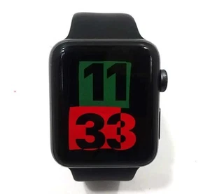 APPLE Watch Series 3 GPS LTE - 42MM Aluminum Case A1861 - Black - Picture 1 of 5