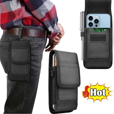 Phone Bag Pouch For Samsung Galaxy S24 Ultra + Case Belt Clip Holster Cover - Image 1 of 4