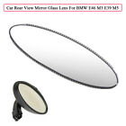 For BMW E46 M3 E39 M5 Oval Rear View Mirror Auto Dimming Replacement Glass Cell
