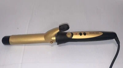 HERRAMIENTAS CERÁMICAS PROFESIONALES JILBERE de PARIS RIZADOR 1.5" Modelo Dorado JBP125S Foto 1 de 4