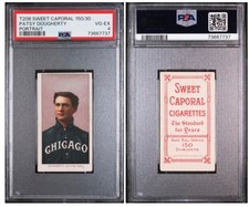 PSA 4 VG-EX 1909-11 T206 PATSY DOUGHERTY 150/30 SWEET CAPORAL CHICAGO WHITE SOX