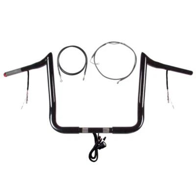 1 1/4" Negro 13" PrimeApe Kit Precableado 2016-2023 Harley Ultra Classic con ABS Foto 1 de 2