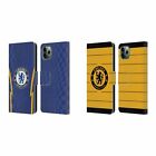CHELSEA FOOTBALL CLUB 2021/22 KIT LEATHER BOOK FLIP CASE FOR APPLE iPHONE PHONES