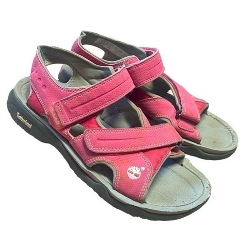SANDALI DA TREKKING TIMBERLAND DA DONNA ROSA CON CINTURINO TAGLIA 5