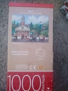 Cardinal Joseph Burgess '' Church' 1000 Piece 18 In X 24 In Puzzle - Picture 1 of 8