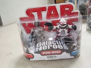 Star Wars Galactic Heroes IG-86 and Clone Commander Thire 2-Pack - Picture 1 of 3