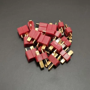 Conector Deans macho/hembra enchufe en T 10 pares/20 piezas para piezas de repuesto de batería RC LiPo - Imagen 1 de 8